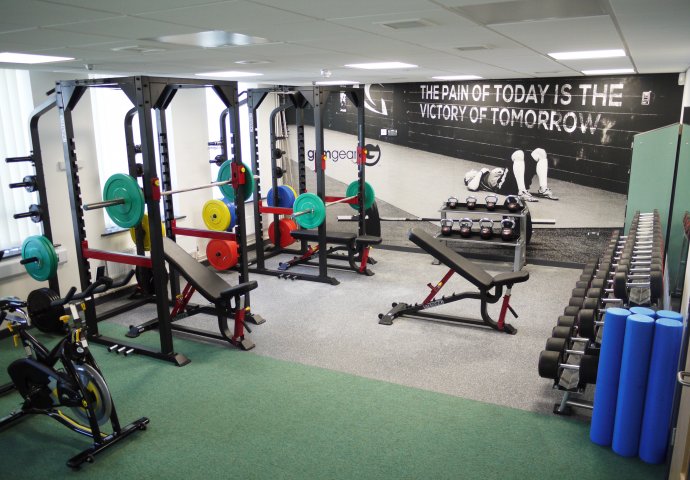Gower College with Barbarian Stirling Gym equipment