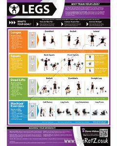 Exercise Poster - Legs