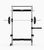Commercial  Folding Wall Mounted Squat Rack  