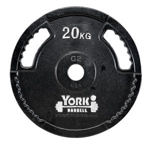 G2 Cast Iron 20Kg Olympic Weight (x1)