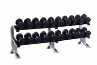York Pro-Style Dumbbell Set & Rack 12.5kg to 35kg (10 Pairs)