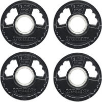 York G2 Rubber Coated 1.25Kg Olympic Weight (x4)