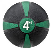 Rubber Medicine Ball 4kg (Green / Black)