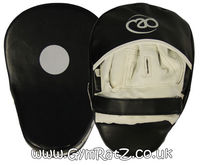 Curved Synthentic-Leather Hook and Jab Pads