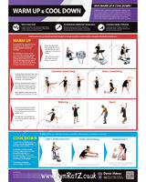 Exercise Poster - Warm Up + Cool Down