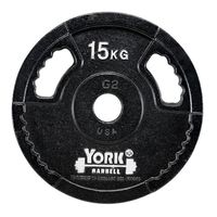G2 Cast Iron 15Kg Olympic Weight (x1)
